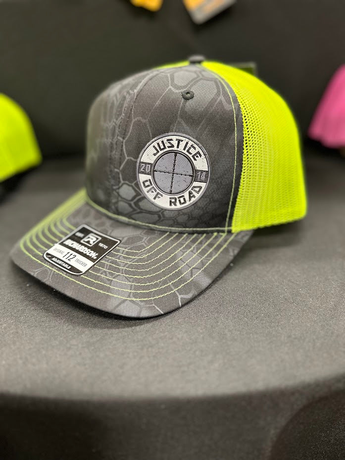 Kryptek Typhon / Neon Yellow Hat