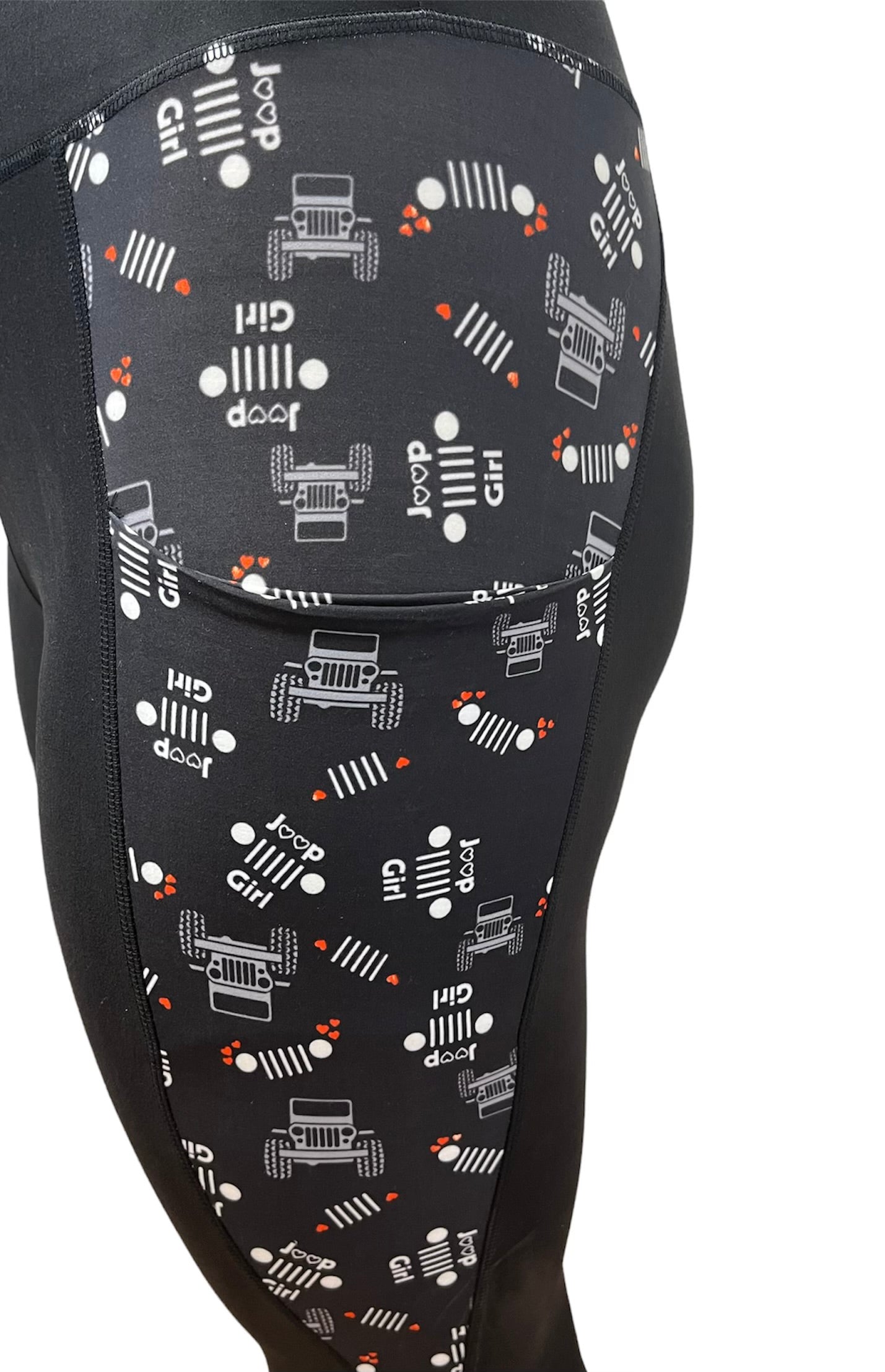 V Side Pocket Jeep Leggings