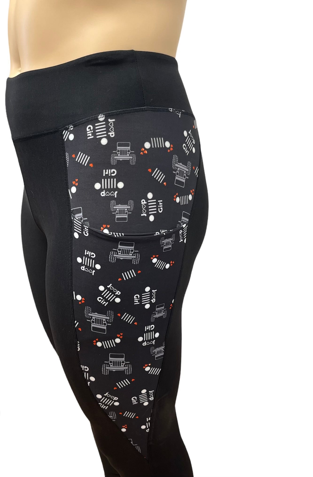 V Side Pocket Jeep Leggings